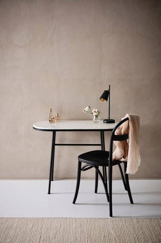 skrivebord 46x100 cm Marmor/svart