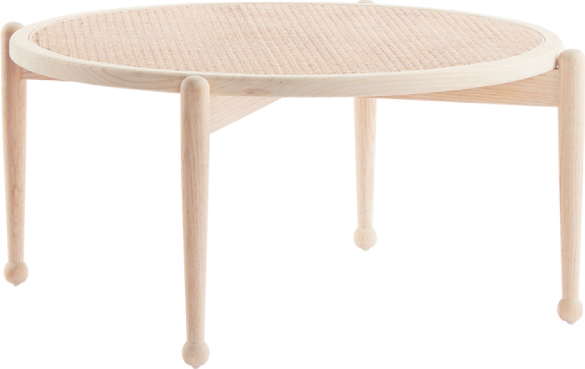 sofabord Ø 89 cm Natur