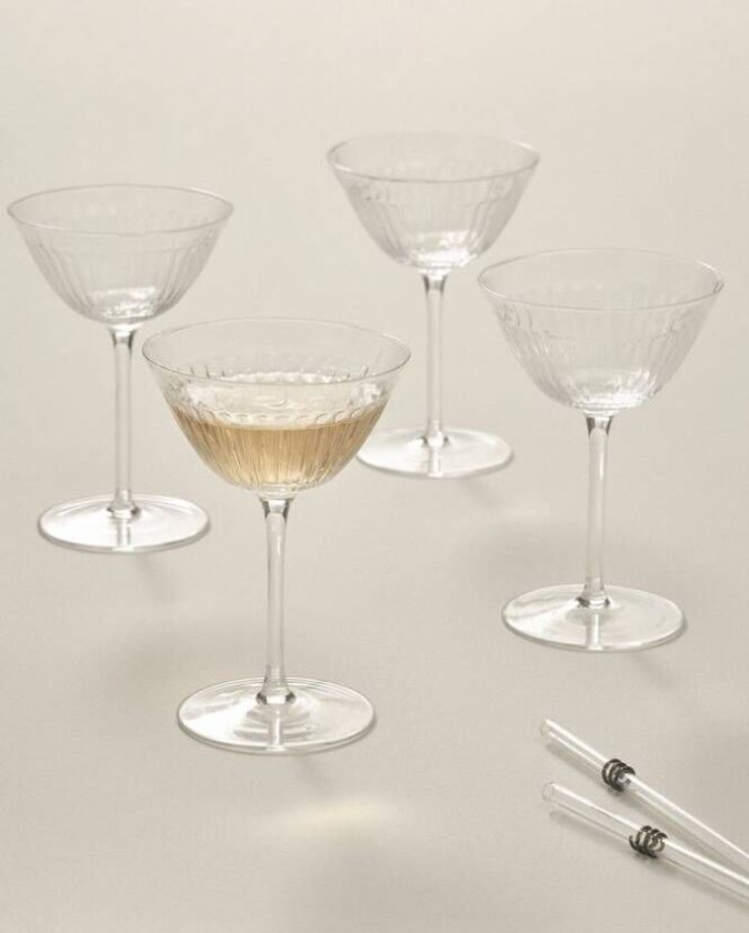 hvitvinsglass 4-pk Transparent