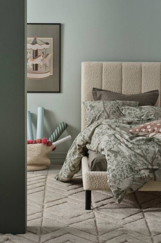 sengesett enkeltseng - økologisk Grønn