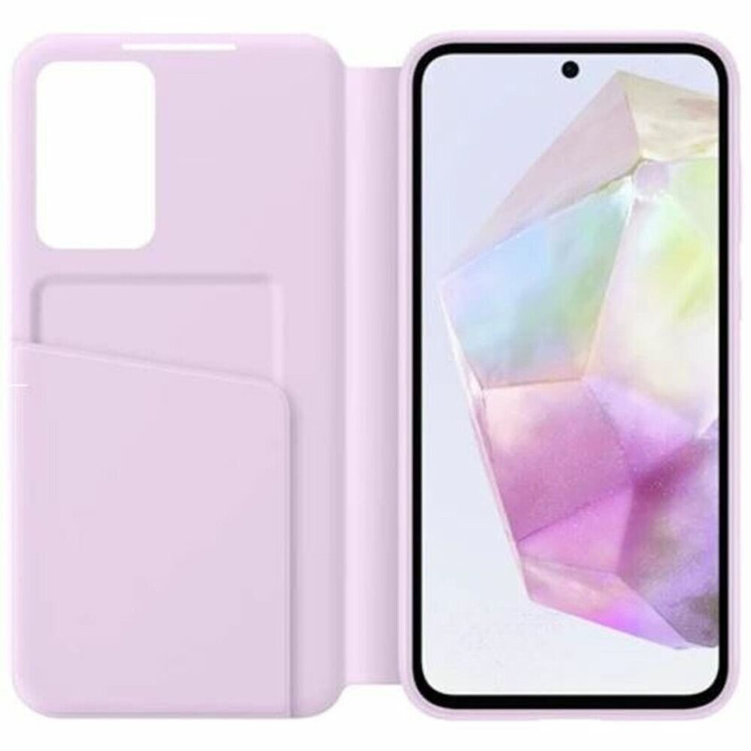 Smart View Wallet Case Galaxy A35 Lavendel