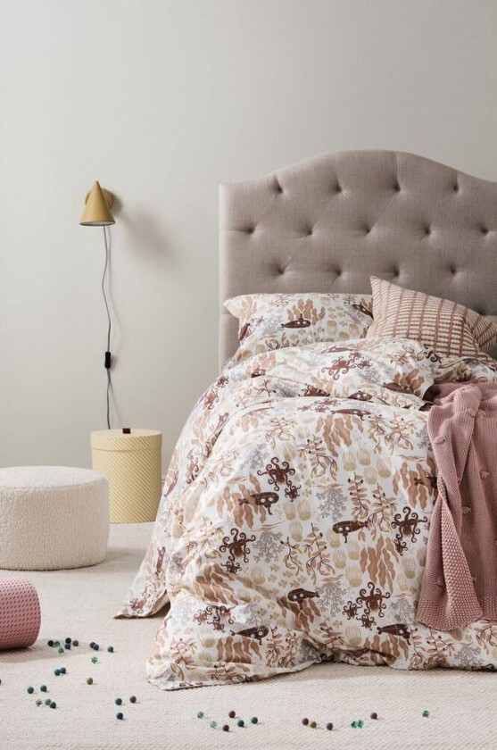 WATERS sengesett enkeltseng - økologisk Rosa