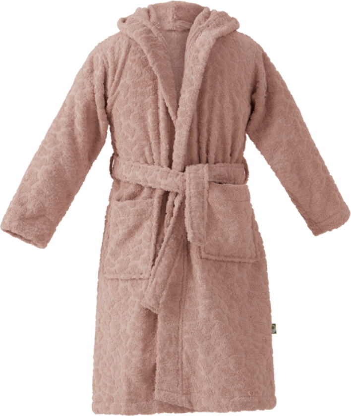 MINI badekåpe - økologisk Tåkerosa