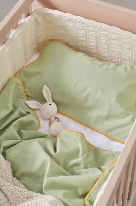 AVA MINI sengesett sprinkelseng - økologisk Pistasj