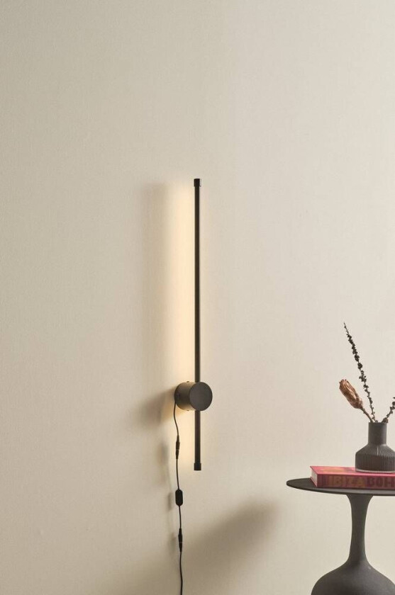 vegglampe 80 cm Matt black