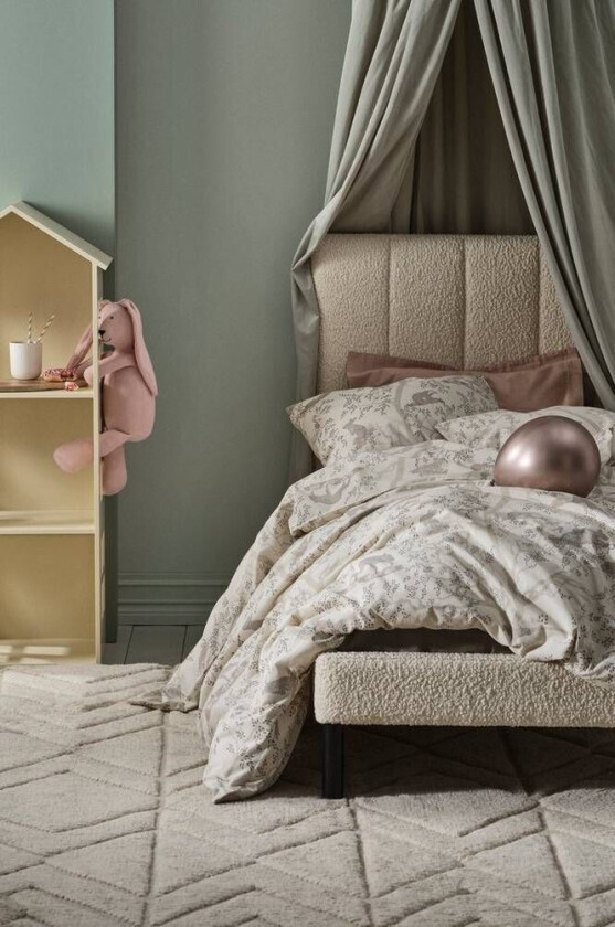 sengesett enkeltseng - økologisk Beige