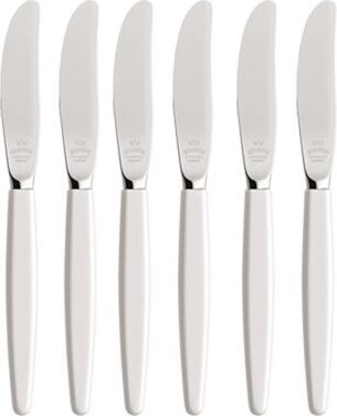 Skaugum kniv 6-stk. Pure White Pure White