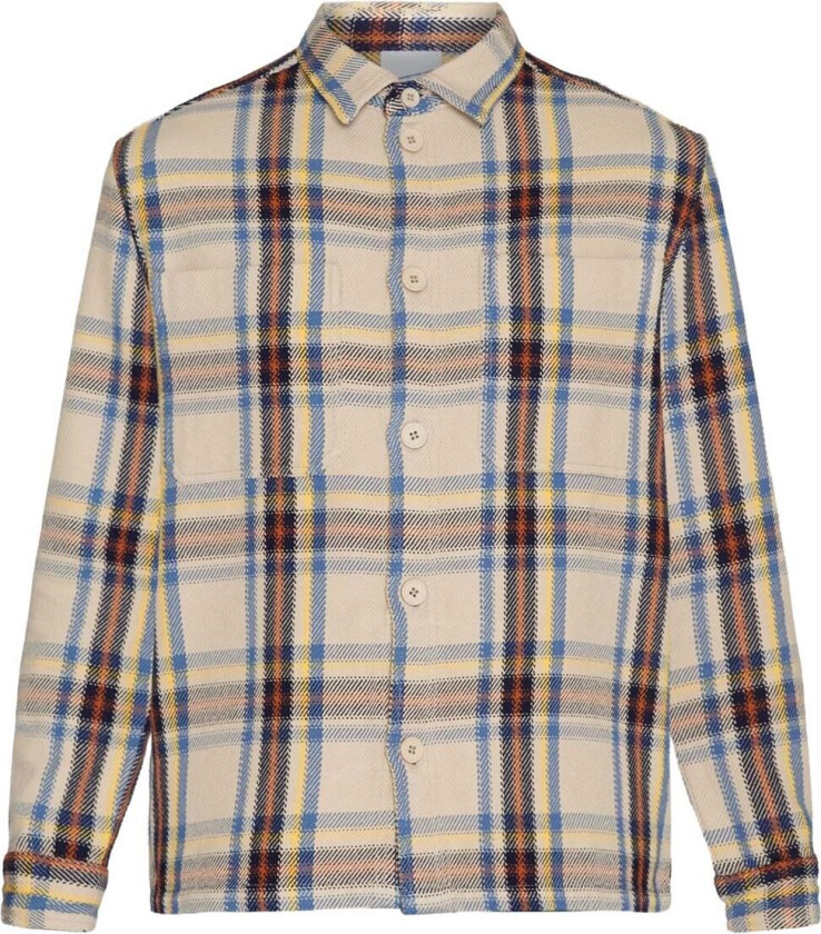 Checked Overshirt Brown Check S, Brown Check