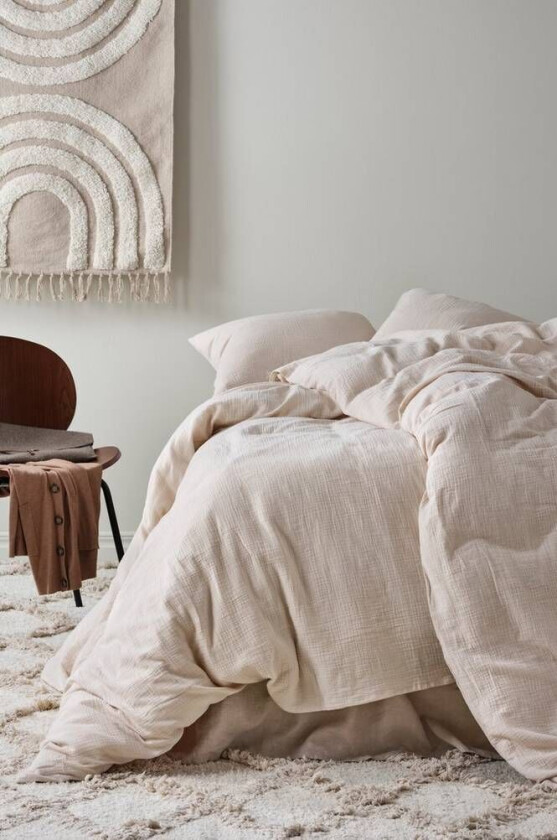 sengesett enkeltseng - økologisk Linbeige