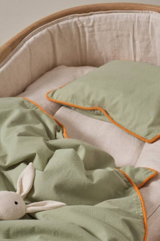 AVA BABY sengesett vogn/vugge - økologisk Pistasie