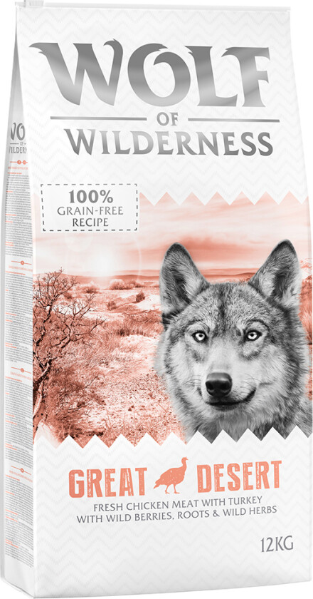 100 kr rabatt! 12 kg Wolf of Wilderness - Great Desert - Kalkun