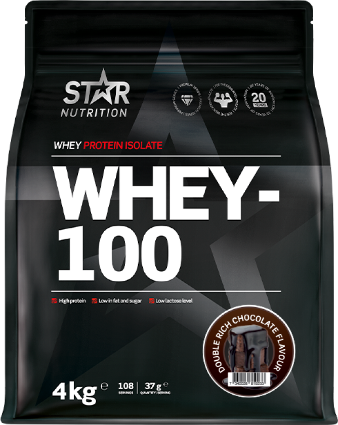 Whey-100 Myseprotein 4 kg