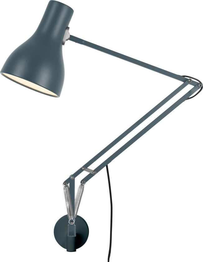 Type 75 Lamp With Wall Bracket Slate Grey