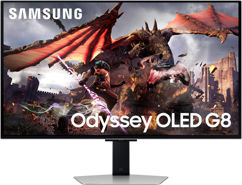 Odyssey G8 32" OLED 4K 240Hz Gaming Skjerm - Sort