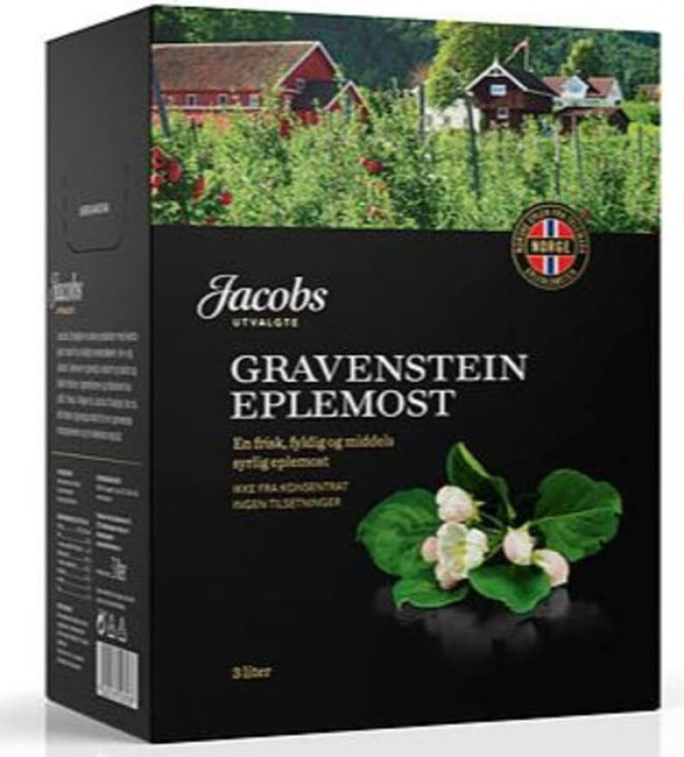 Eplemost Gravenstein 3l Bib Jacobs