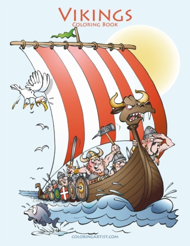 Vikings Coloring Book 1 av Nick Snels (Paperback)
