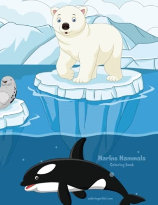 Marine Mammals Coloring Book 1 av Nick Snels (Paperback)