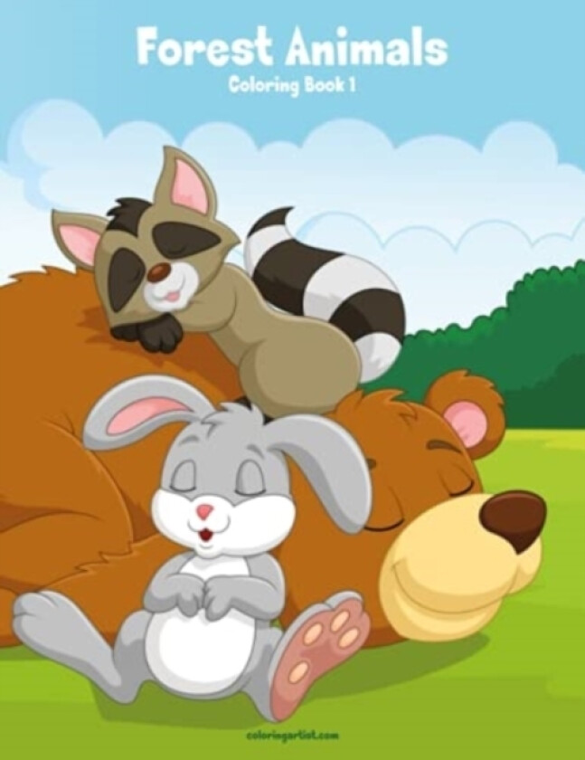 Forest Animals Coloring Book 1 av Nick Snels (Paperback)