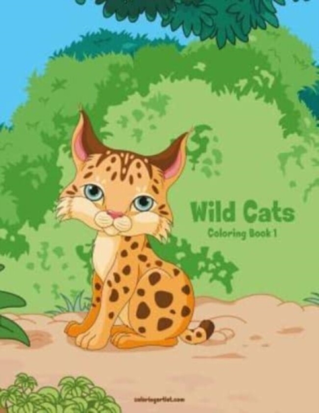 Wild Cats Coloring Book 1 av Nick Snels (Paperback)