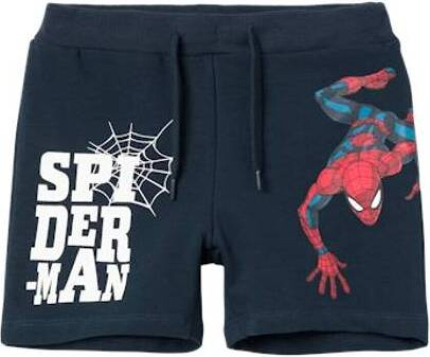 Dark Sapphire Mile Spiderman Sweat Shorts str. 110