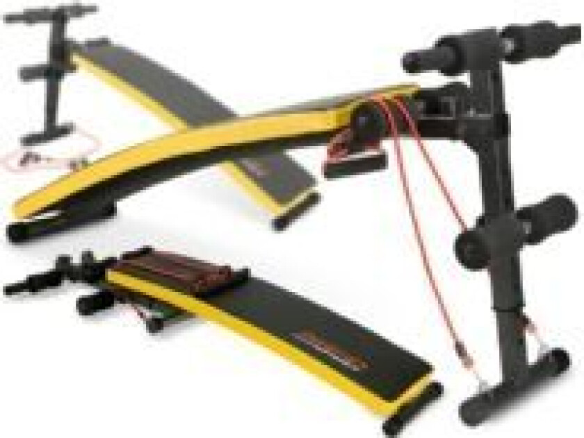 NEO SPORT Incline treningsbenk med ekspandere NS-08G, sort