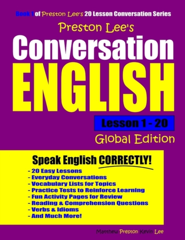 Preston Lee's Conversation English Lesson 1 - 20 Global Edition av Matthew Preston, Kevin Lee (Paperback)