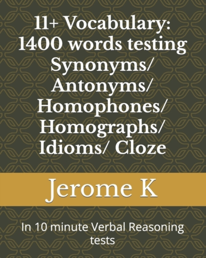 11+ Vocabulary av Jerome K (Paperback)