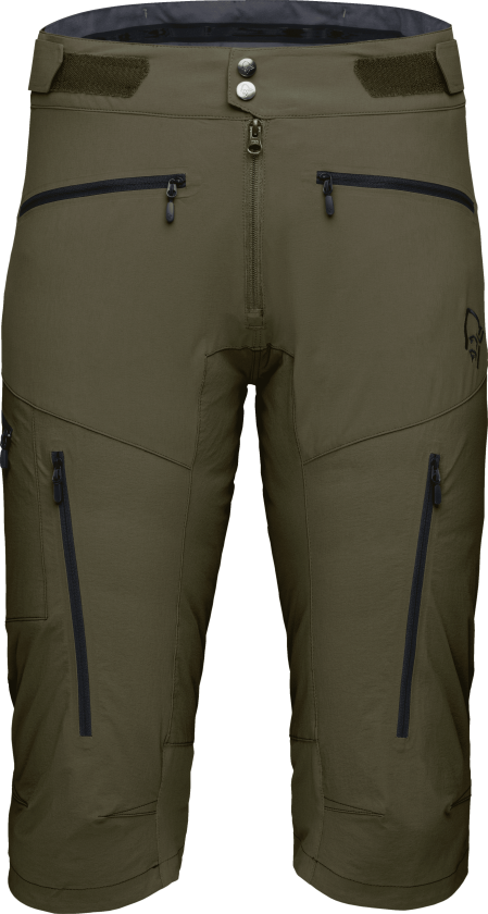 Men's Fjørå Flex1 Shorts Olive Night M, Olive Night