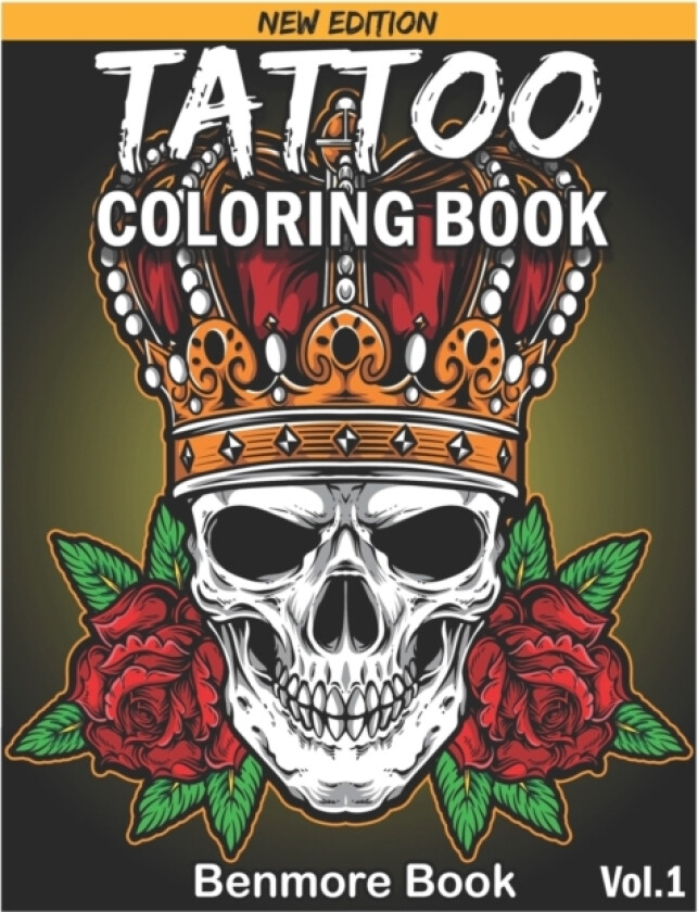Tattoo Coloring Book av Benmore Book (Paperback)