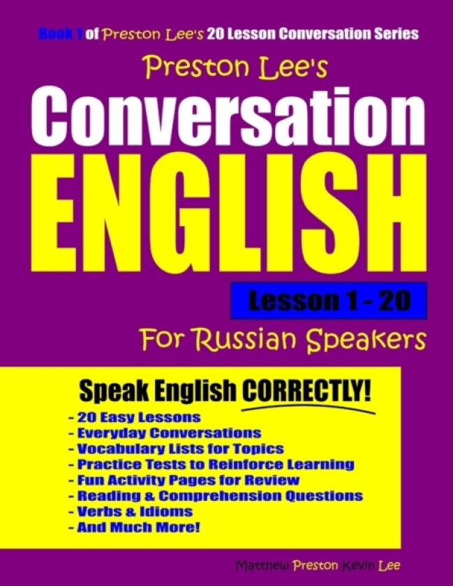 Preston Lee's Conversation English For Russian Speakers Lesson 1 - 20 av Matthew Preston, Kevin Lee (Paperback)