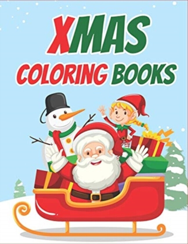 Xmas Coloring Books av The Coloring Book Art Design Studio (Paperback)