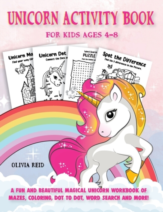 Unicorn Activity Book for Kids Ages 4-8 av Olivia Reid (Paperback)