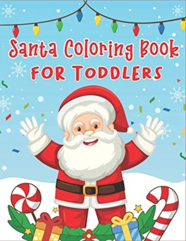 Santa Coloring Book for Toddlers av The Coloring Book Art Design Studio (Paperback)