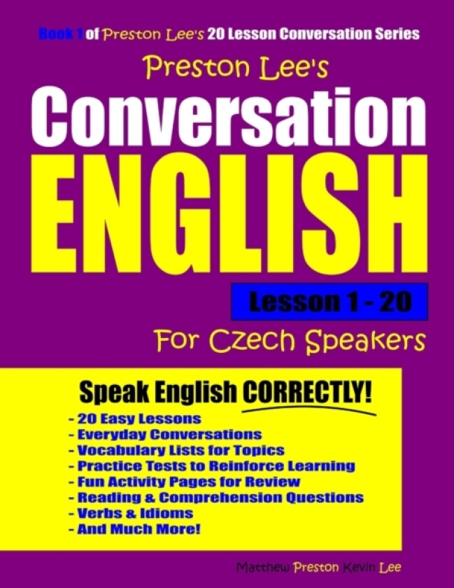 Preston Lee's Conversation English For Czech Speakers Lesson 1 - 20 av Matthew Preston, Kevin Lee (Paperback)