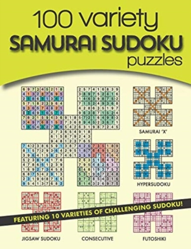100 Variety Samurai Sudoku Puzzles av Clarity Media (Paperback)