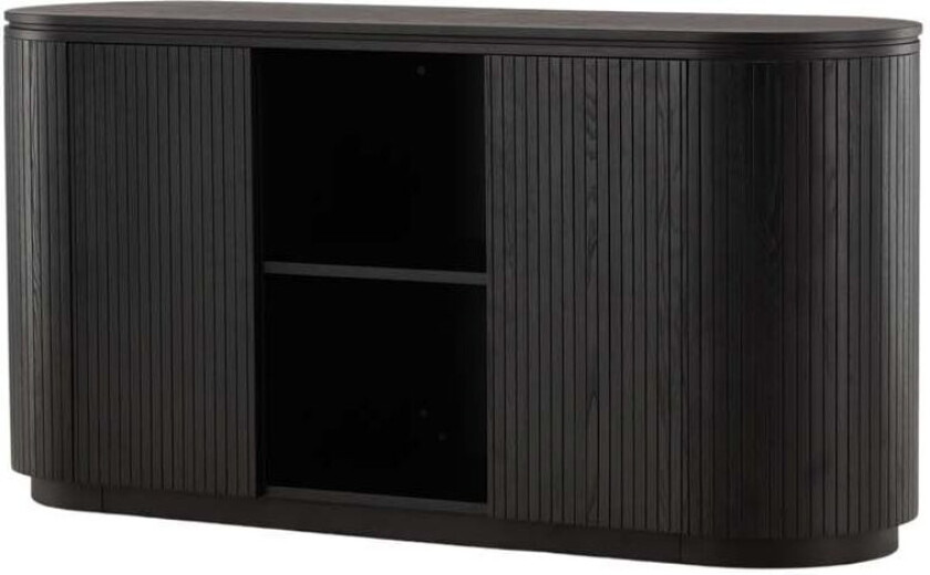 FjällbackaH skjenk 2 dører 1 hylle svart.