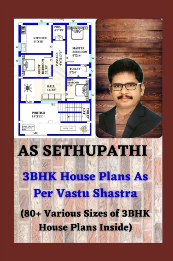 3BHK House Plans As Per Vastu Shastra av As Sethu Pathi (Paperback)