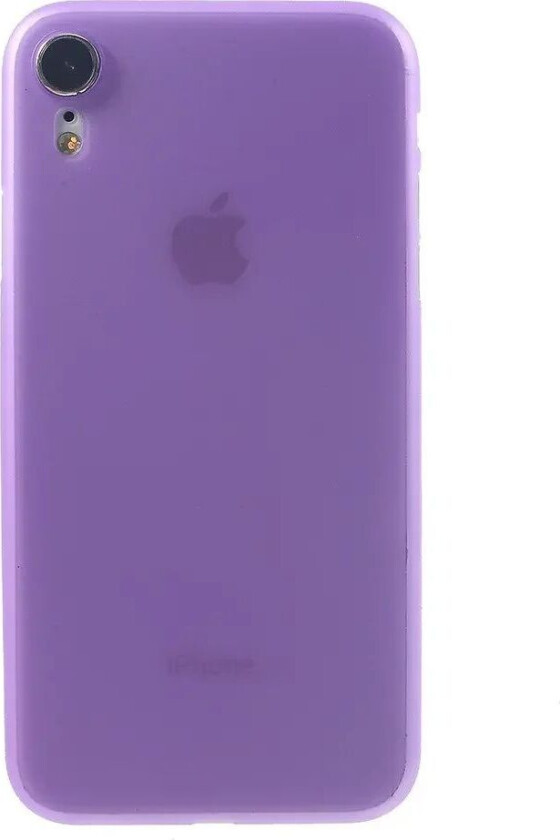 iPhone XR Tynt Plast Deksel - Lilla