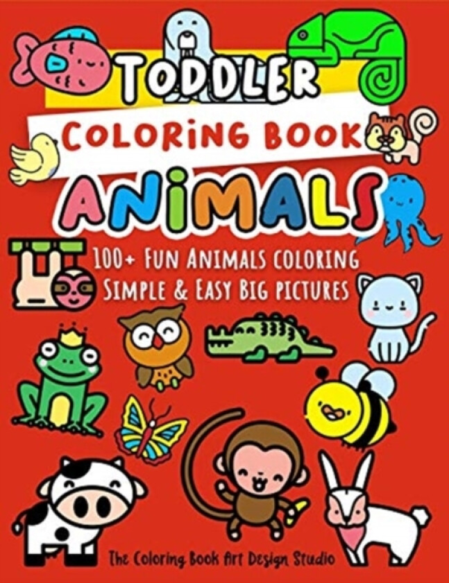 Toddler Coloring Book Animals av The Coloring Book Art Design Studio (Paperback)