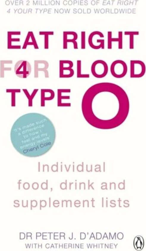 Eat Right for Blood Type O av Peter J. D'Adamo