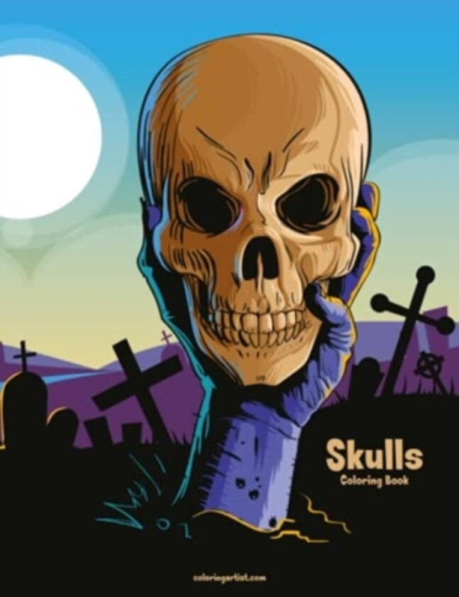 Skulls Coloring Book 1 av Nick Snels (Paperback)