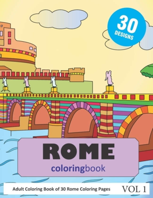 Rome Coloring Book av Sonia Rai (Paperback)
