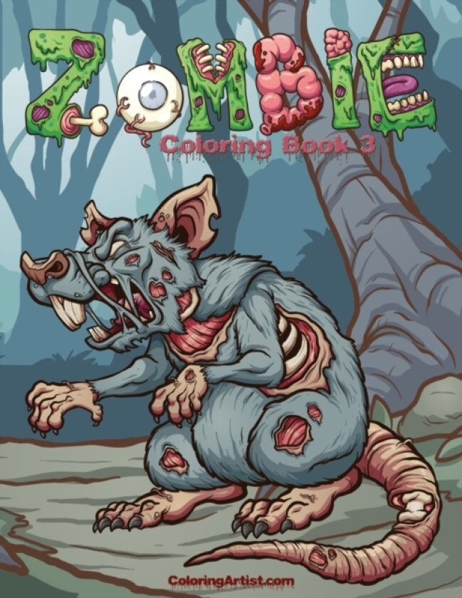 Zombie Coloring Book 3 av Nick Snels (Paperback)