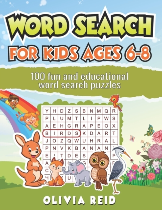 Word Search for Kids Ages 6-8 av Olivia Reid (Paperback)