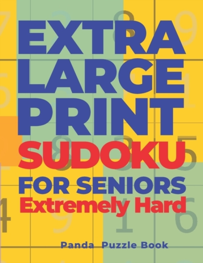 Extra Large Print SUDOKU For Seniors Extremely Hard av Panda Puzzle Book (Paperback)