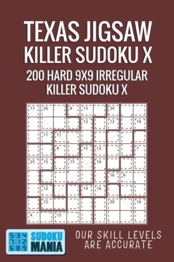 Texas Jigsaw Killer Sudoku X av Sudoku Mania (Paperback)