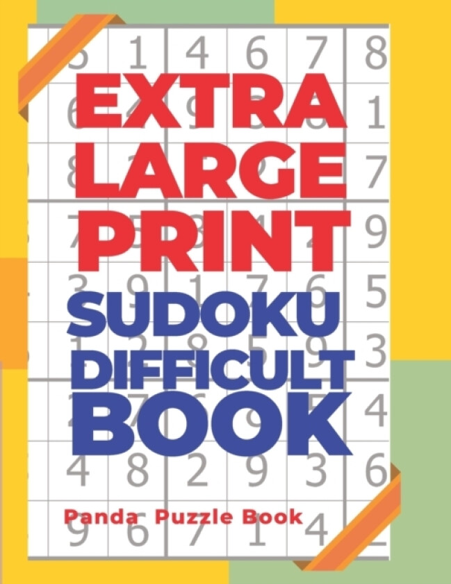 Extra Large Print Sudoku Difficult Book av Panda Puzzle Book (Paperback)