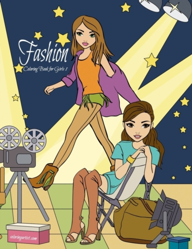 Fashion Coloring Book for Girls 1 av Nick Snels (Paperback)