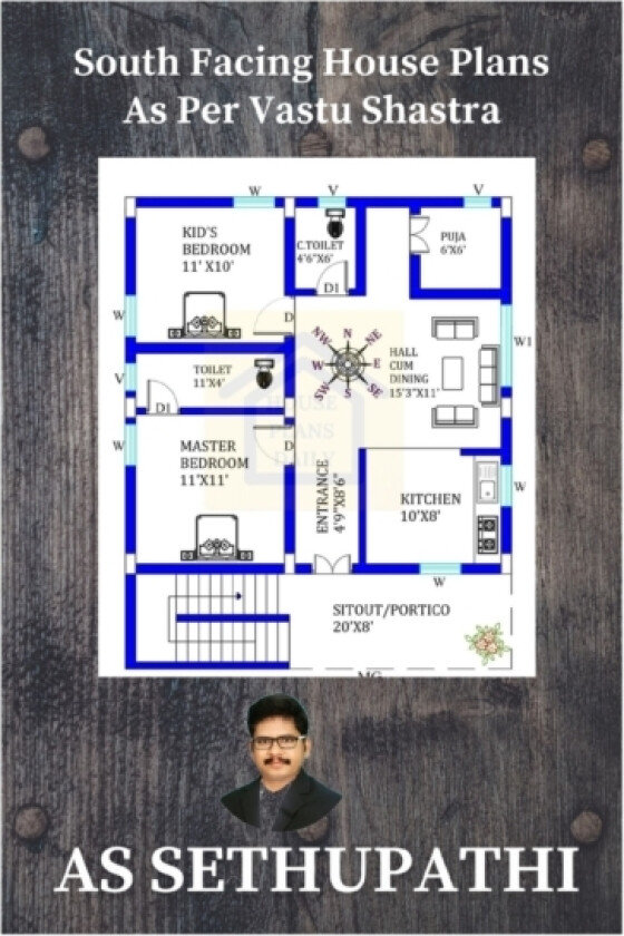 South Facing House Plans av As Sethu Pathi (Paperback)