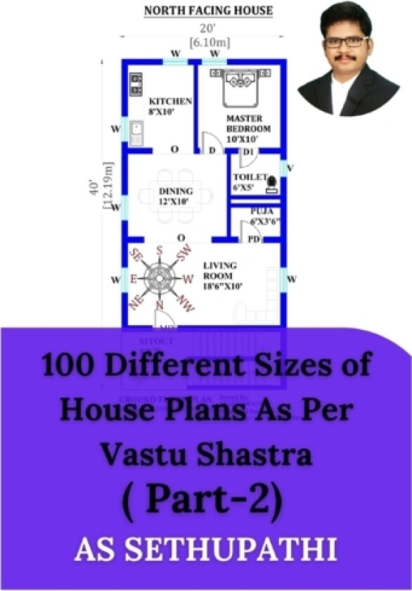 100 Different Sizes of House Plans As Per Vastu Shastra av As Sethu Pathi (Paperback)